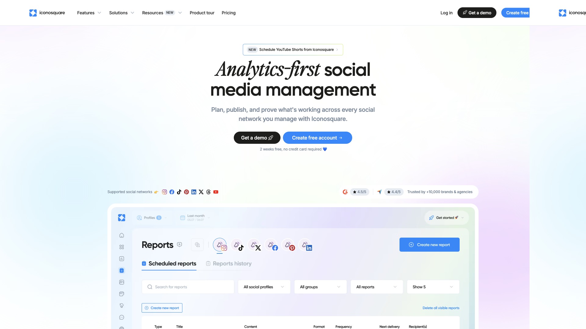 Iconosquare website screenshot