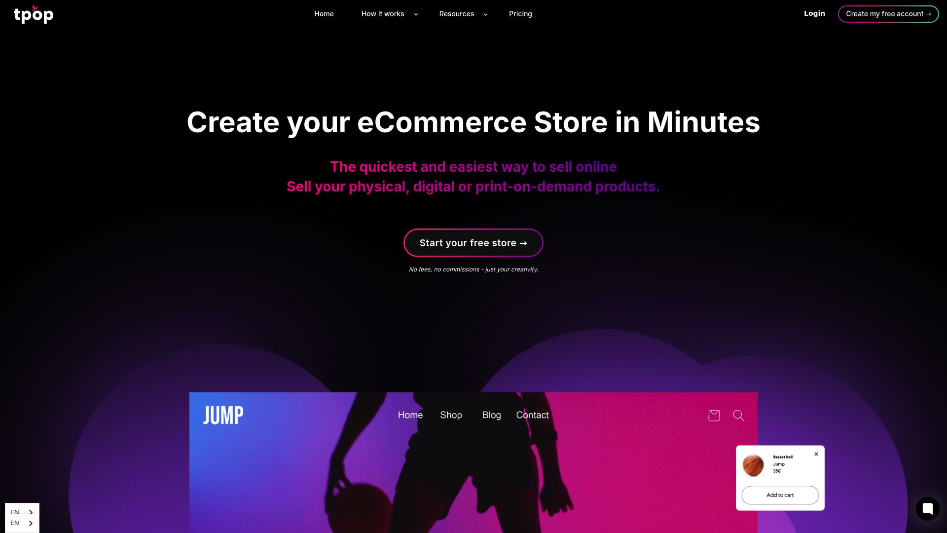 tpop website screenshot